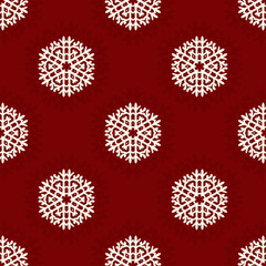Snowflake Seamless Pattern 48