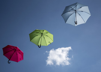 Three Umbrellas