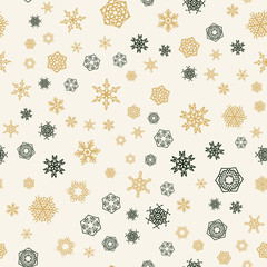 Snowflake Seamless Pattern 27