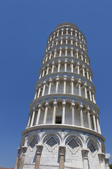 Fototapeta na wymiar Toskana-Impressionen, Pisa, Schiefer Turm von Pisa