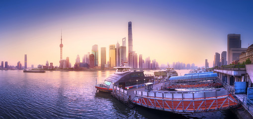 Shanghai skyline cityscape