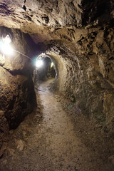 tunnel in the gold mine