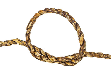 Rope on a white background