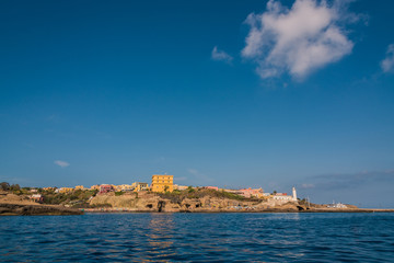 Fototapeta na wymiar Isola di Ventotene panorama
