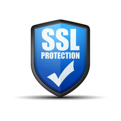 SSL Protection Shield illustration