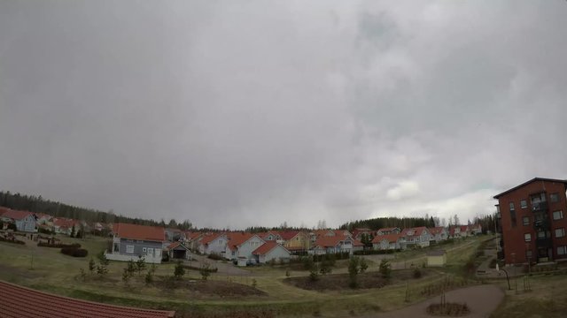 Kerava, Finland in spring timelapse video