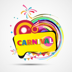 Colorful celebration background with confetti.