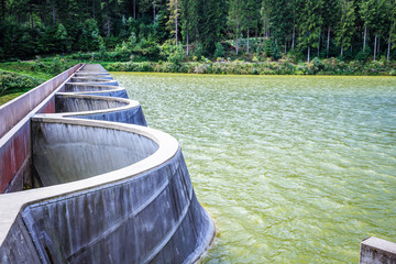 Linachtalsperre im Schwarzwald bei Vöhrenbach