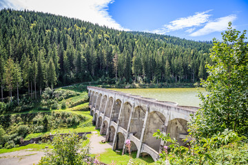 Linachtalsperre im Schwarzwald bei Vöhrenbach