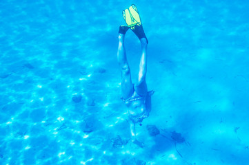 Schnorcheln im Meer