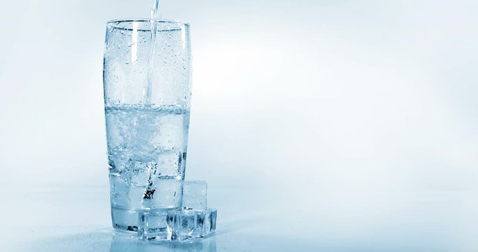 fill the glass with water