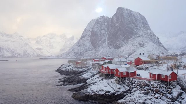 Hamnoy village on Lofoten Islands, Norway