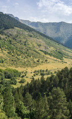 Fototapeta na wymiar Photographs of the D´Aran Valley in the Spanish Pyrenees.