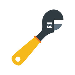 wrench tool icon image vector illustration design 