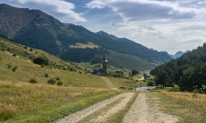 Obraz na płótnie Canvas Photographs of the D´Aran Valley in the Spanish Pyrenees.