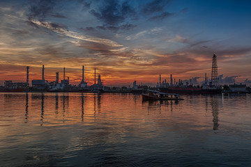 oil refinery