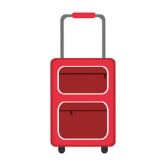 travel suitcase icon image vector illustration design 