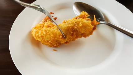 batter-fried prawns, seafood samui