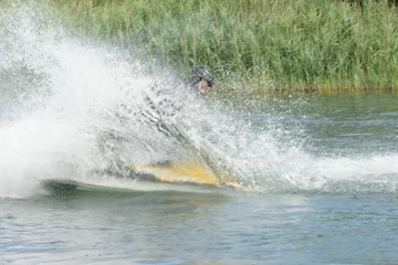 Fototapeten jet ski, extreme water sport © burnstuff2003