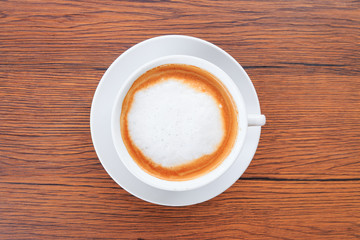cup of cappuccino coffee