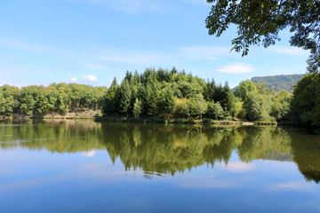 Fototapeta na wymiar Plateau der 1000 Seen, Franche-Comte, Frankreich
