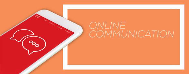 ONLINE COMMUNICATION CONCEPT