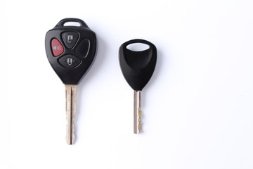 Car Key Remote isolated on white Background