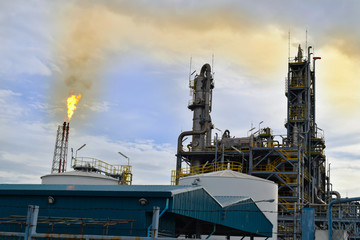 industrial plant power zone oil and gas refinery plant