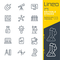 Lineo Editable Stroke - Science and Laboratory line icons
Vector Icons - Adjust stroke weight - Expand to any size - Change to any colour