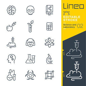 Lineo Editable Stroke - Science and Laboratory line icons
Vector Icons - Adjust stroke weight - Expand to any size - Change to any colour