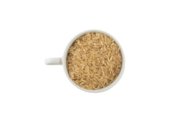 Integral Wholegrain rice into a cup