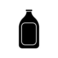 Glass bottle isolated icon vector illustration graphic design