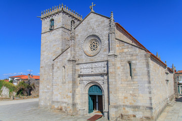 Obraz premium Vista da Igreja Matriz de Caminha em Portugal