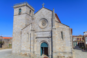 Obraz premium Vista da Igreja Matriz de Caminha em Portugal