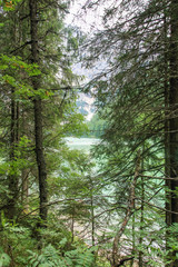 The  lake of Braies