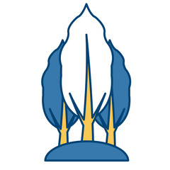 leaves eco symbol icon vector illustration graphic design