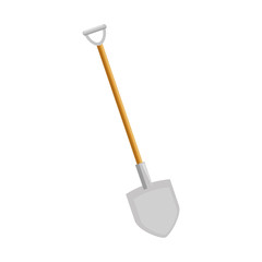 shovel construction isolated icon vector illustration design
