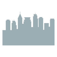 Naklejka premium cityscape silhouette isolated icon vector illustration design