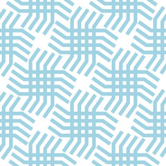 Geometric blue abstract seamless pattern for fabrics