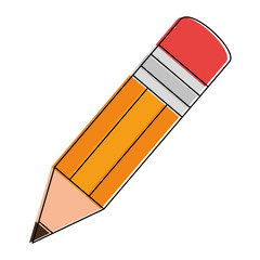 pencil school isolated icon vector illustration design