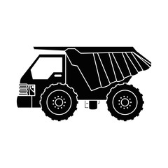 dump truck isolated icon vector illustration design