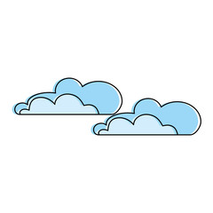 cloud sky isolated icon vector illustration design