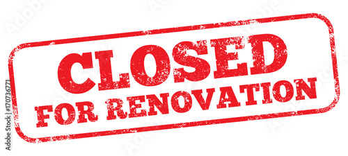 "Closed For Renovation " Immagini e vettoriali Royalty Free su Fotolia ...