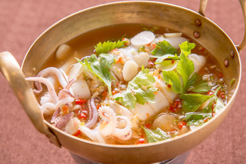 team Squid with Spicy Chili