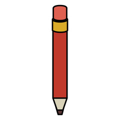 pencil school isolated icon vector illustration design