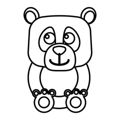 bear cartoon animal icon vector illustration graphic design