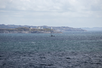 Ryvarden lighthouse on the western coast of Norway.