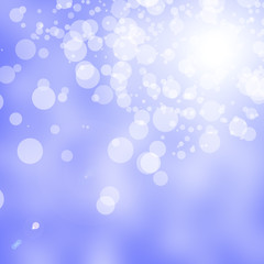 blue abstract blur bokeh background