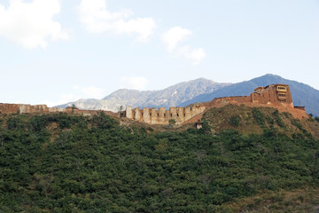 Fototapeta na wymiar Wangdue Phodrang Dzong ruins, Bhutan