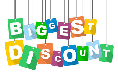 vector illustration background biggest discount